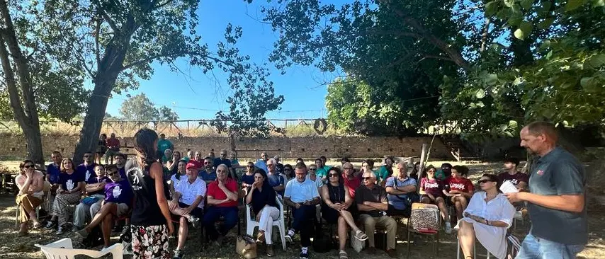 Polistena, campi della legalità: lo Spi nazionale incontra i volontari