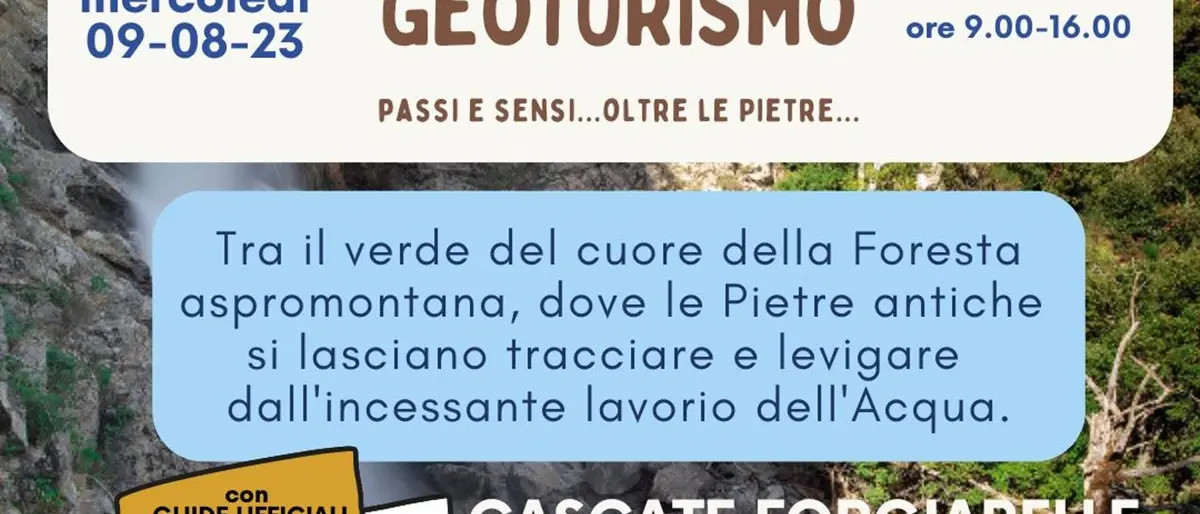 Parco dell'Aspromonte, escursioni e passeggiate con \"Geoturismo: Passi e sensi …oltre le pietre\"
