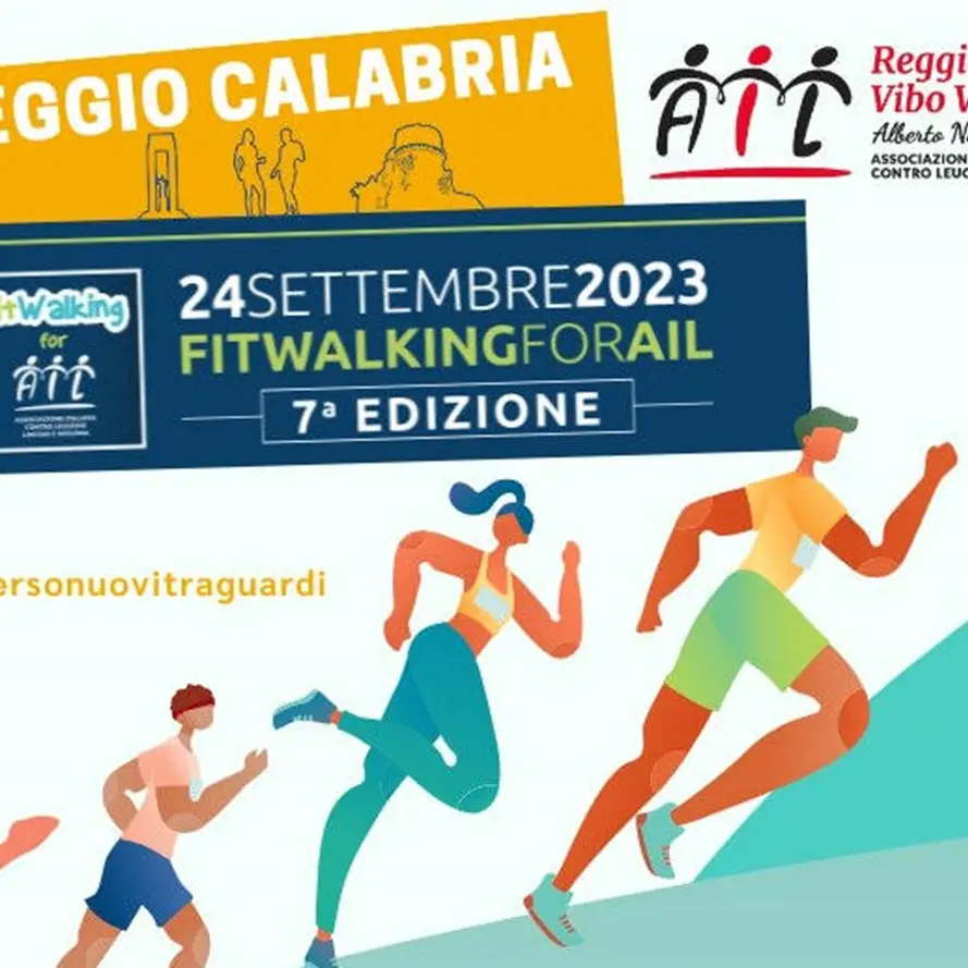 Reggio, sport e solidarietà per il \"Fitwalking for AIL\"