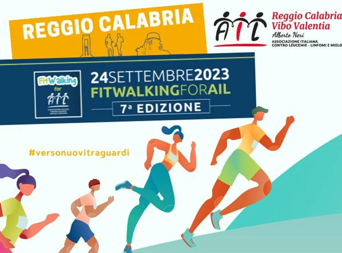 Reggio, sport e solidarietà per il \"Fitwalking for AIL\"