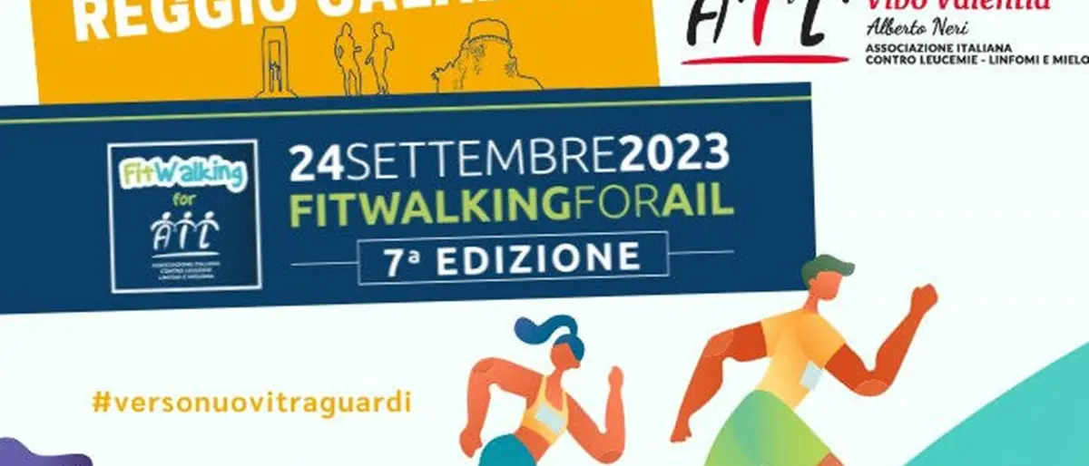 Reggio, sport e solidarietà per il \"Fitwalking for AIL\"