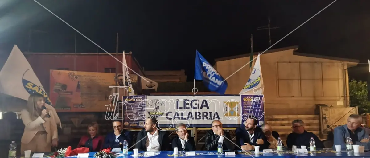 Politiche 2022, la Lega serra le file a Taurianova: «Mandiamo a casa il centrosinistra»