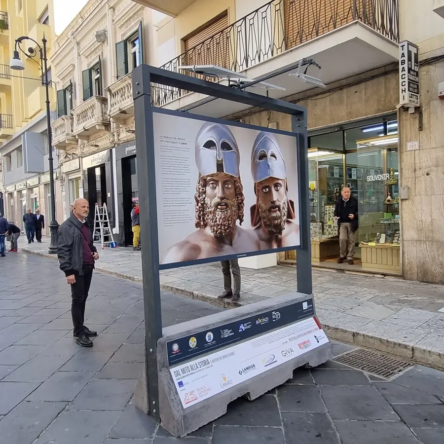 Reggio, sul corso la mostra “Dal mito alla storia il mistero dei Bronzi di Riace”