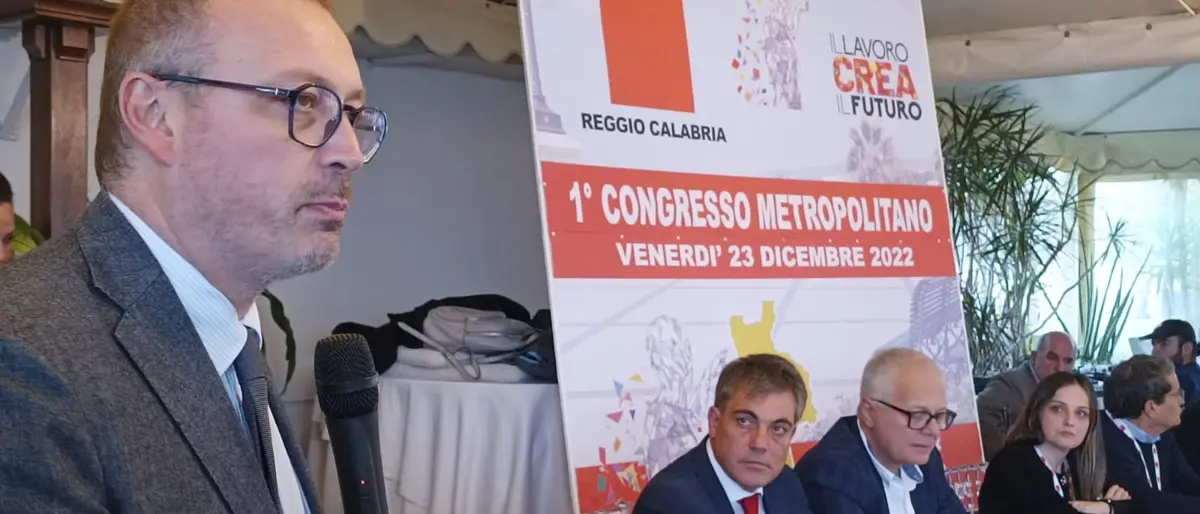 Congresso Cgil a Reggio, Versace: «Pititto con serietà al fianco dei lavoratori»