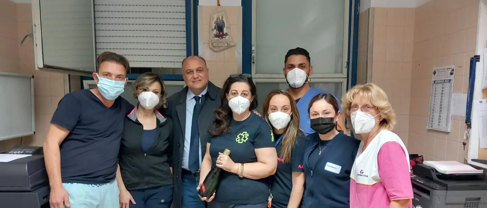 Ospedale di Locri, l'ex sindaco Calabrese in visita al Pronto Soccorso nella notte di San Silvestro