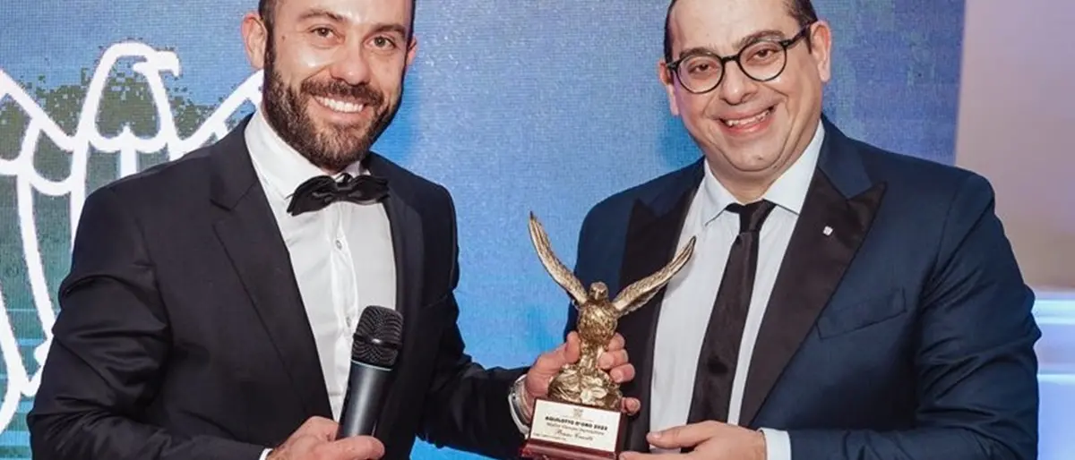 Reggio, eccellenze nell'imprenditoria: l'aquilotto d'oro a Bruno Crucitti