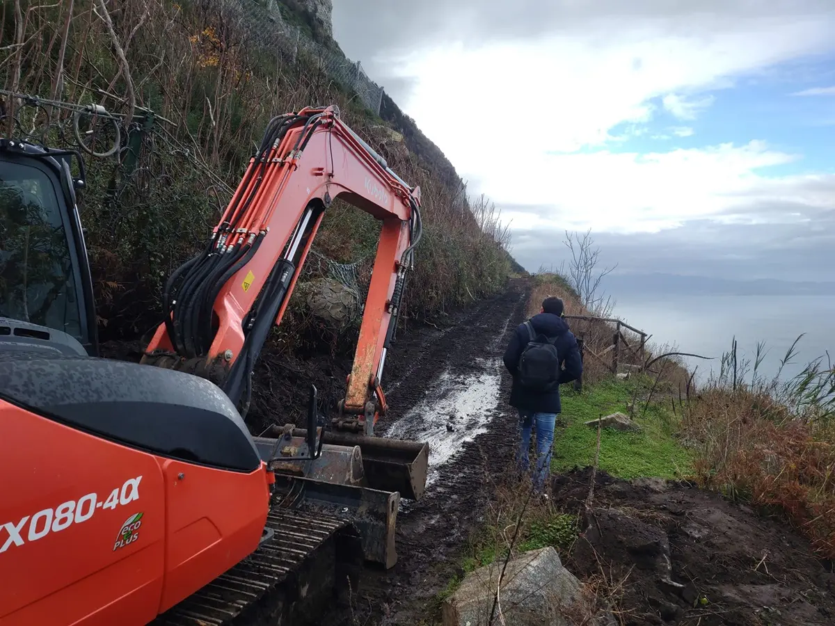 Palmi, iniziati i lavori di messa in sicurezza del costone del Sant’Elia