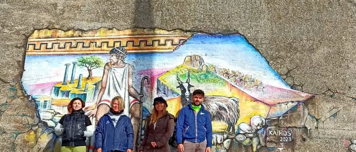 A Roccaforte del Greco un murales finanziato dalla Città metropolitana