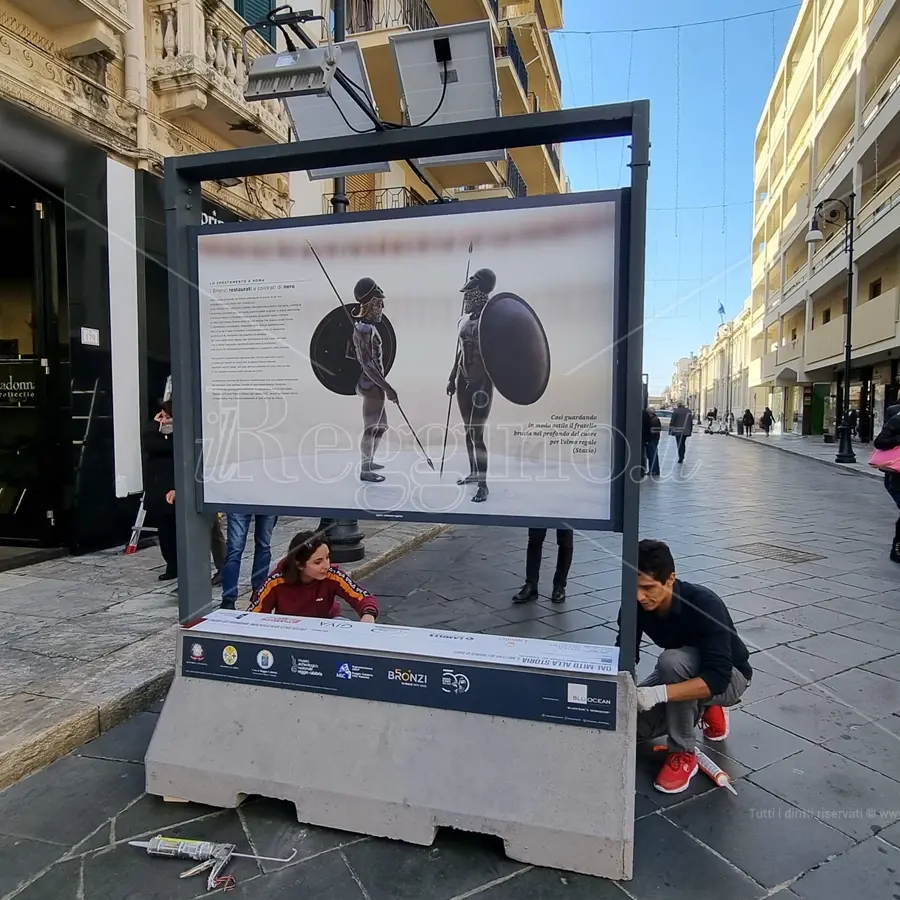 Reggio, chiude la mostra all'aperto \"Dal Mito alla Storia”