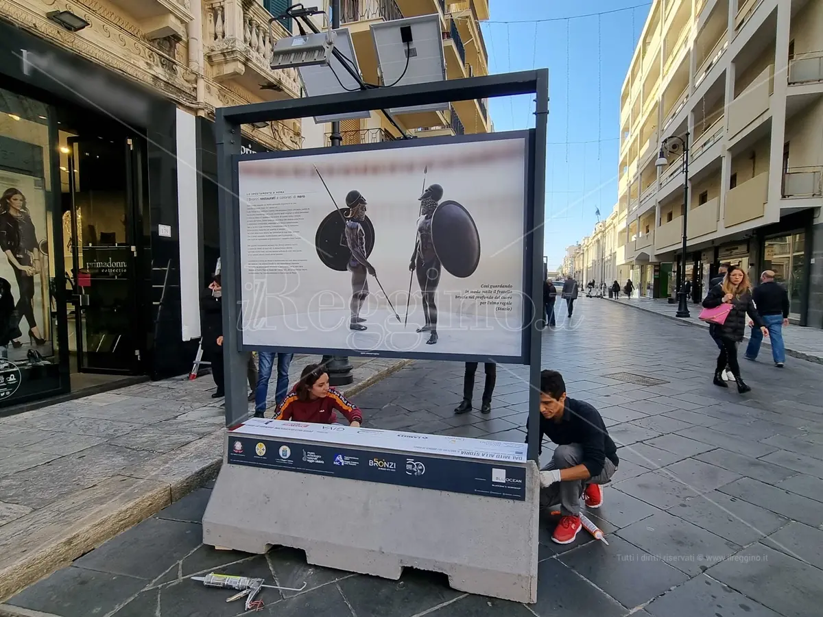 Reggio, chiude la mostra all'aperto \"Dal Mito alla Storia”