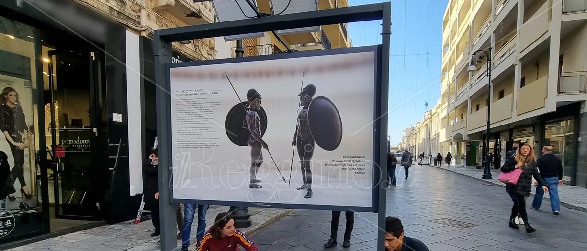 Reggio, chiude la mostra all'aperto \"Dal Mito alla Storia”