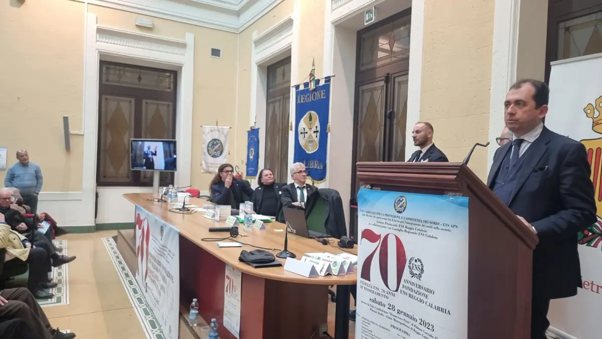 Reggio, Giordano: «Metrocity accanto all'Ens, da 70 anni impegnato in favore delle persone sorde»