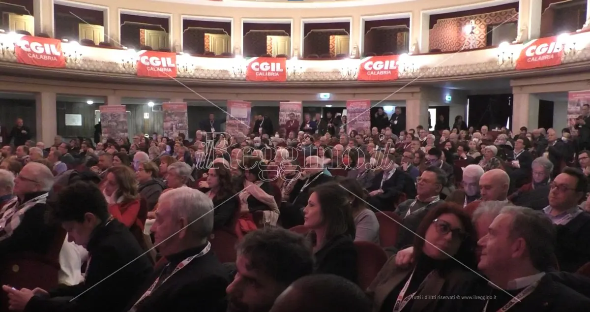 Congresso Cgil Calabria a Reggio, Uil e Cisl: «Un impegno unitario per affermare lavoro, legalità e sicurezza»