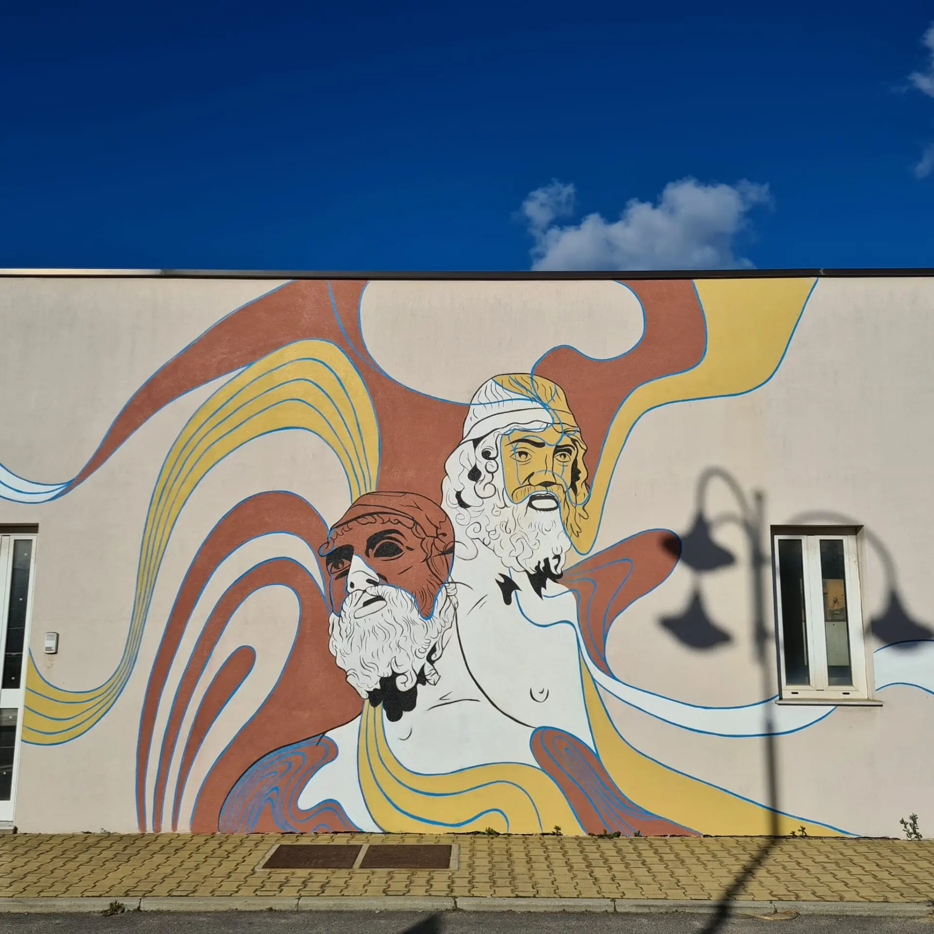 Rosarno, completata l’opera di “street art” dedicata ai Bronzi