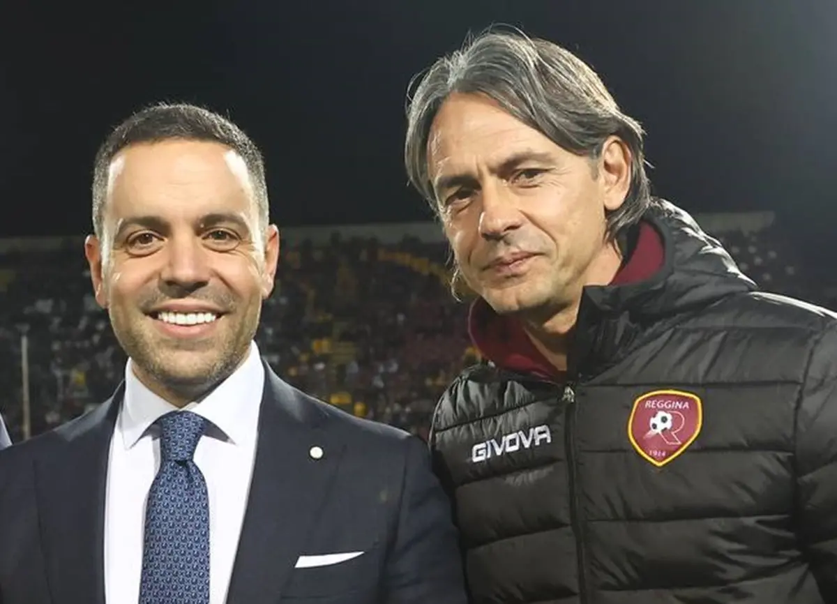 Reggina, l'annuncio su Inzaghi: «L'accordo fino al 2025 è confermato»
