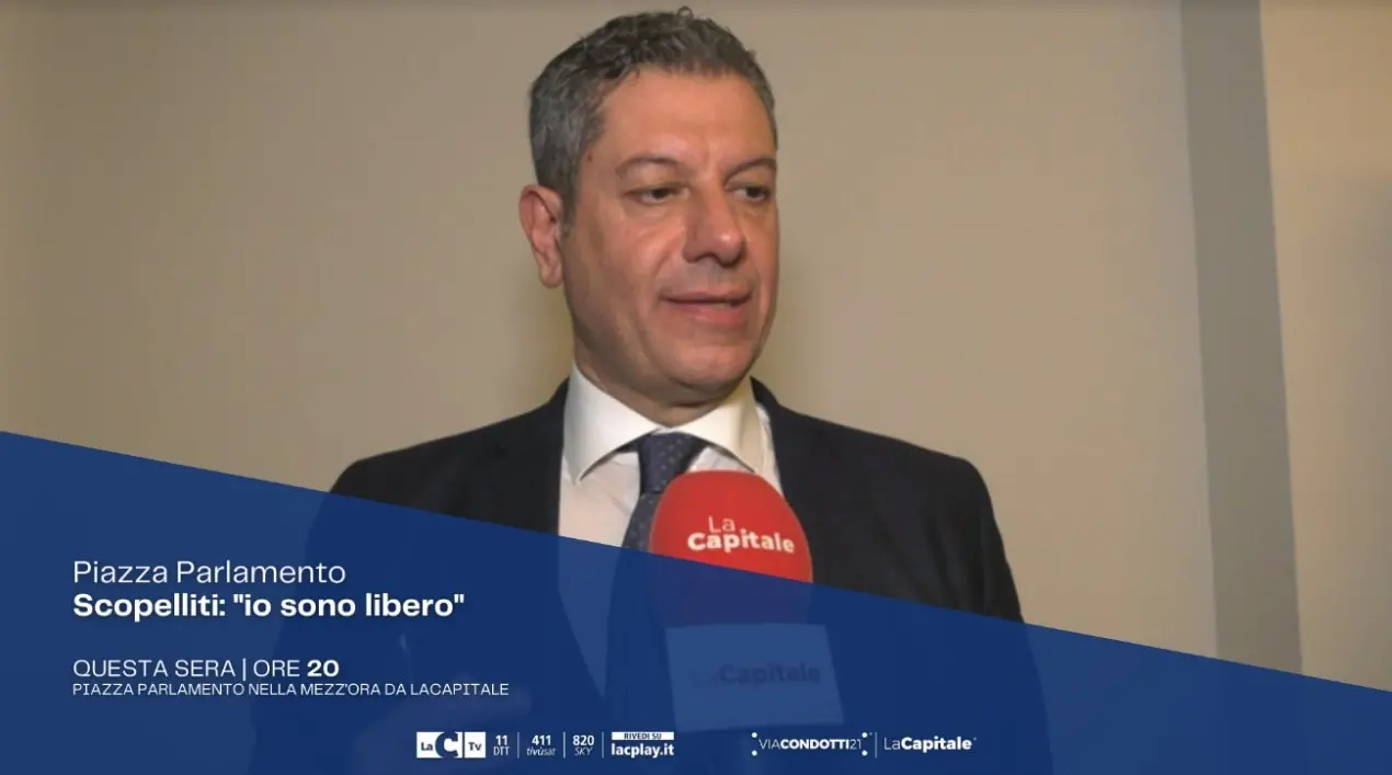 Piazza Parlamento, Scopelliti: «Traditi i miei sogni, ora voglio andare avanti»
