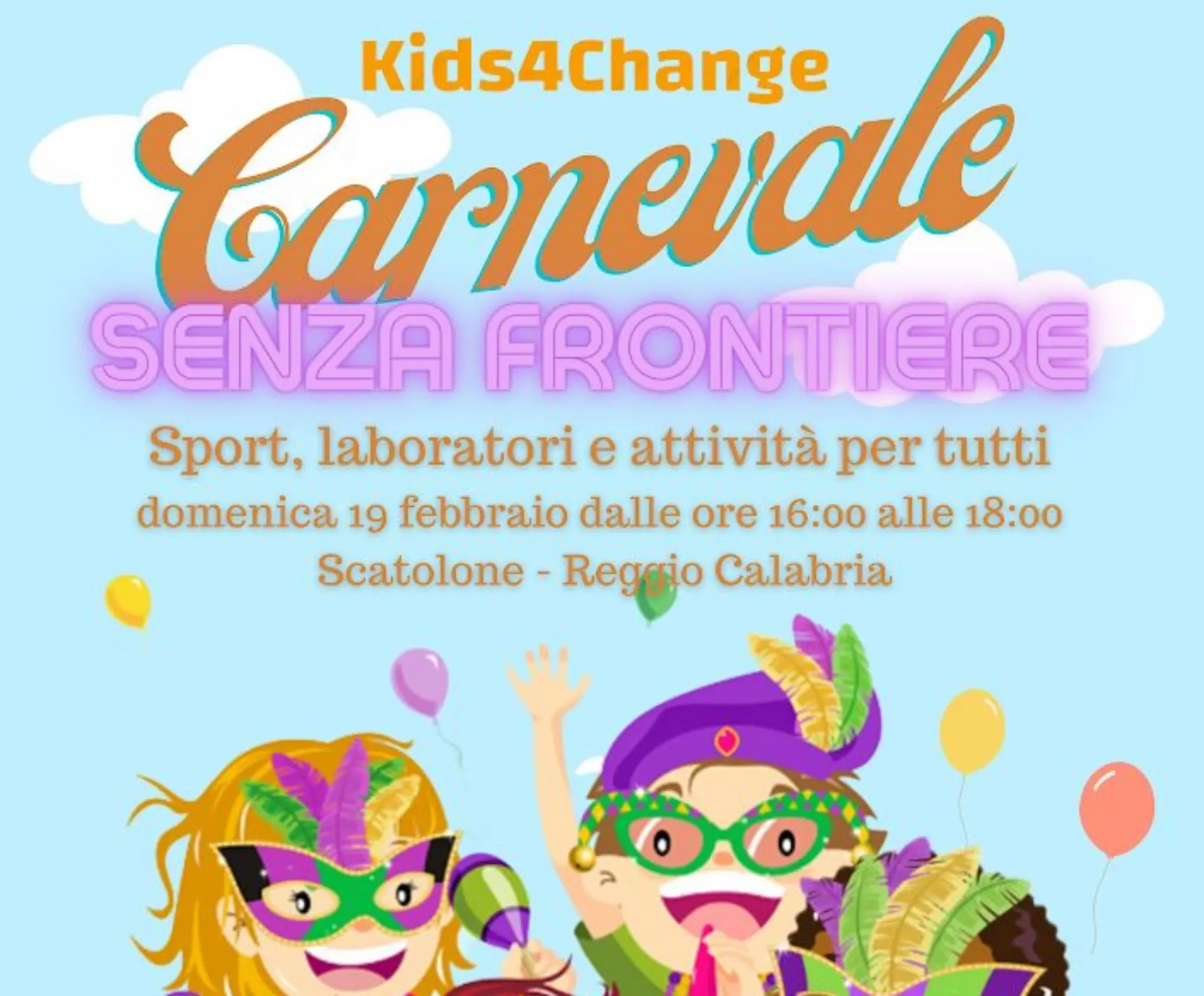 Reggio, domani allo Scatolone il Carnevale del quartiere “Ferrovieri-Stadio-Gebbione”