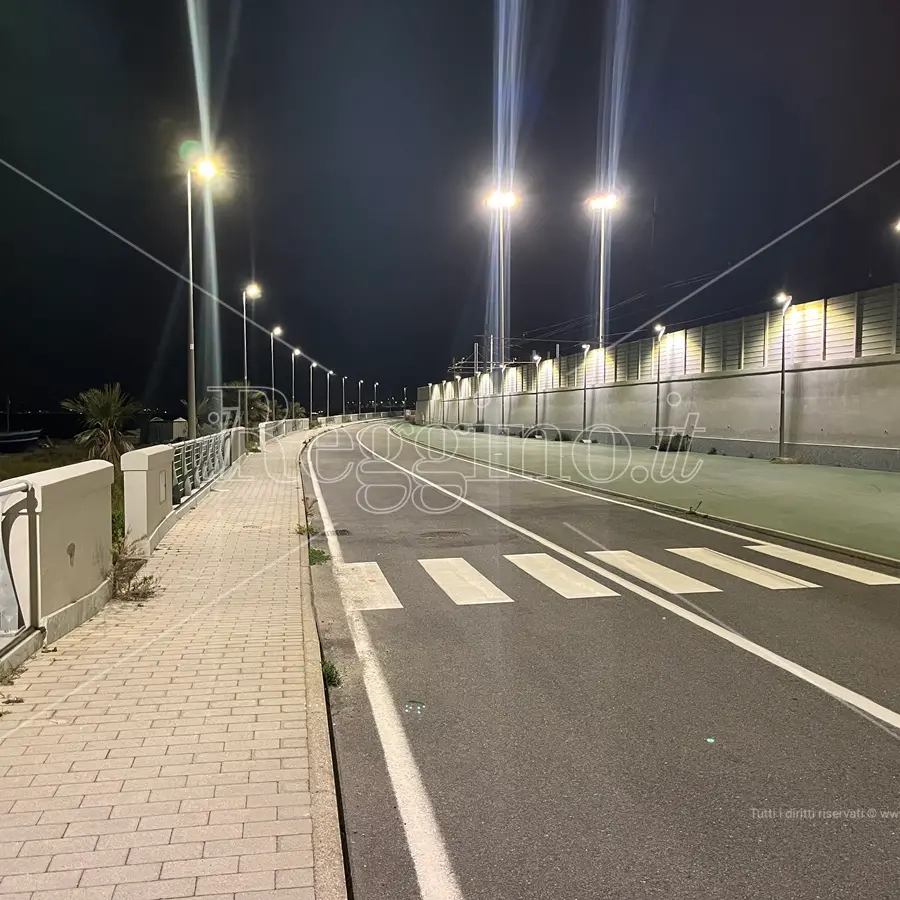 Reggio, la strada fantasma del parco lineare Sud - FOTO