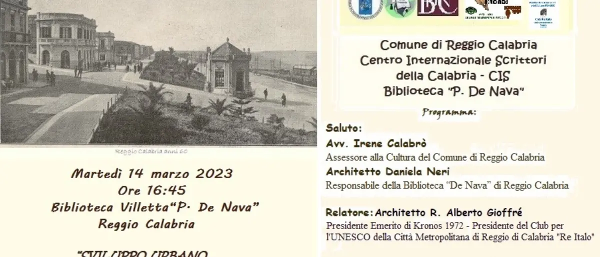 Reggio, alla Villetta “De Nava” focus sullo sviluppo urbano della città