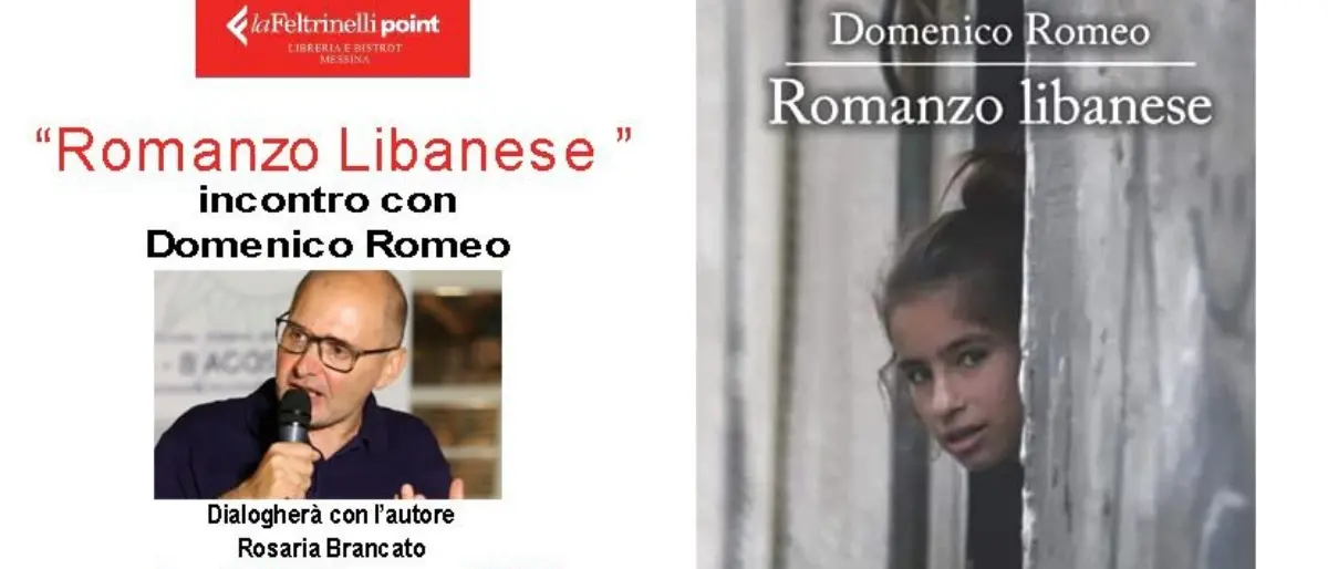 Messina, giovedì la presentazione di “Romanzo libanese” di Domenico Romeo