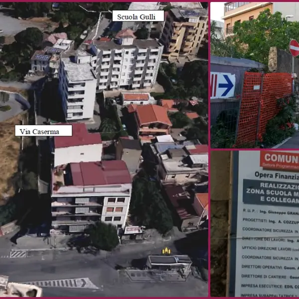 LA SEGNALAZIONE | Reggio, via Caserma è una trappola: «Lavori mai finiti, e forse iniziati»