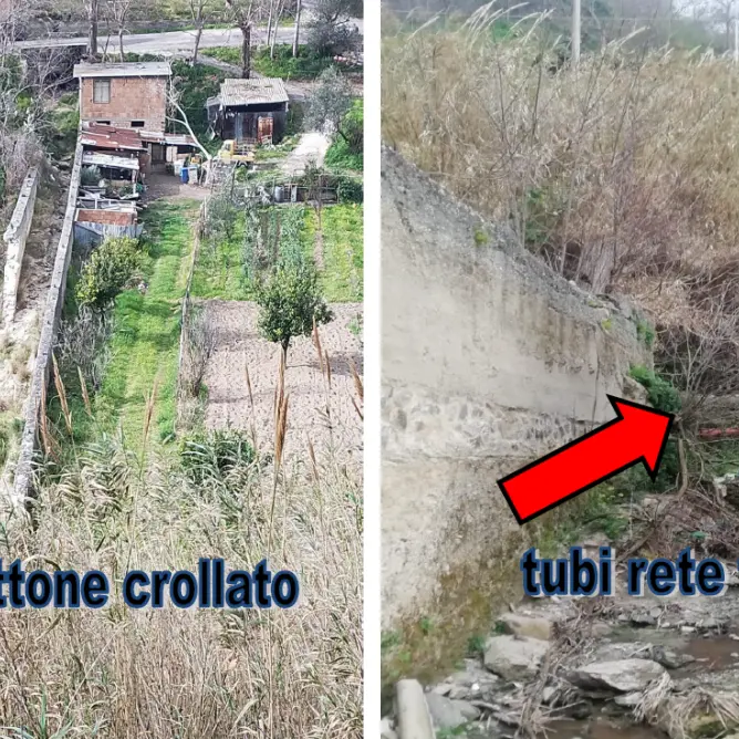 Reggio, liquami nel vallone Fischia: «Grave rischio idrogeologico»