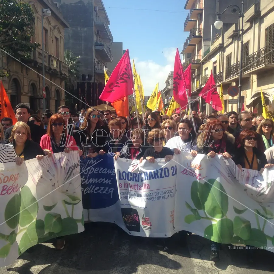 Il 21 marzo nella nostra storia con i familiari in marcia a Reggio Calabria, Polistena e Locri