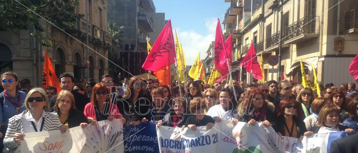 Il 21 marzo nella nostra storia con i familiari in marcia a Reggio Calabria, Polistena e Locri