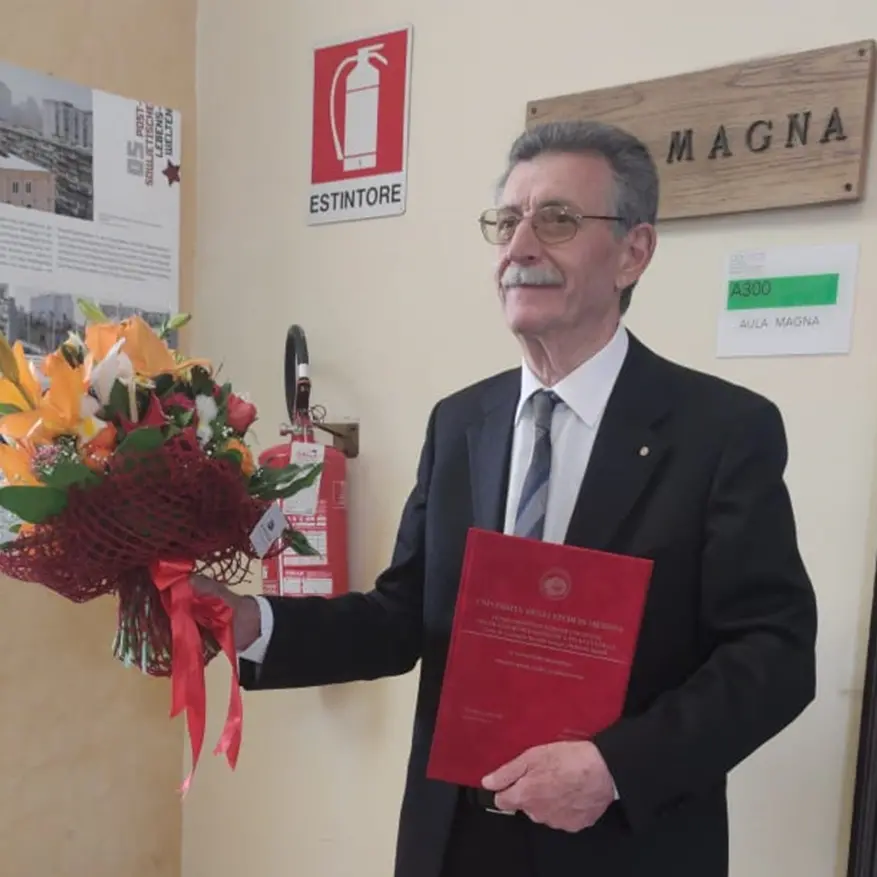 Record del reggino Gennaro Cortese: a 72 anni colleziona la settima laurea