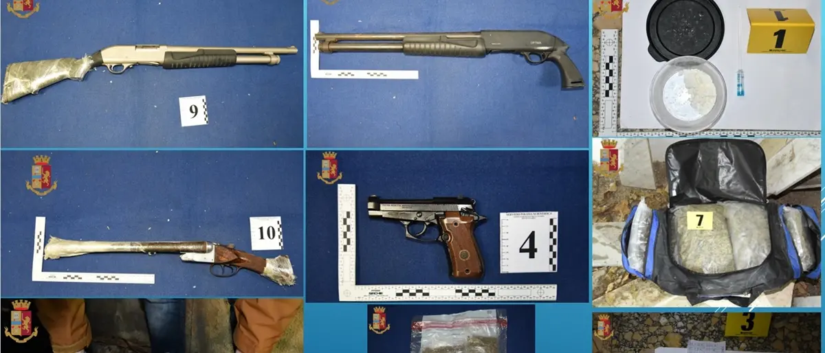 Reggio, beccato con armi e droga: in manette titolare di un bar a Santa Caterina