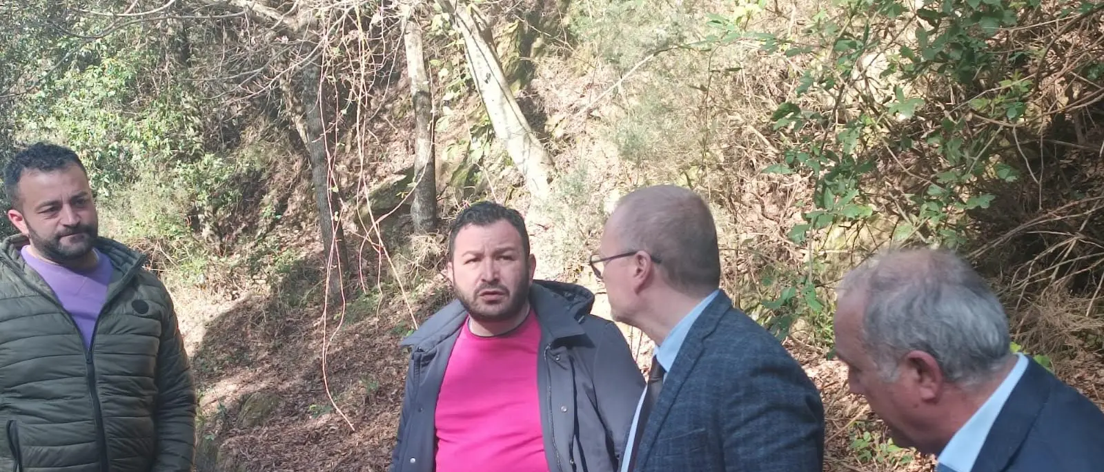 Viabilità sulle strade metropolitane, sopralluogo di Versace sul percorso Molochio-Trepitò