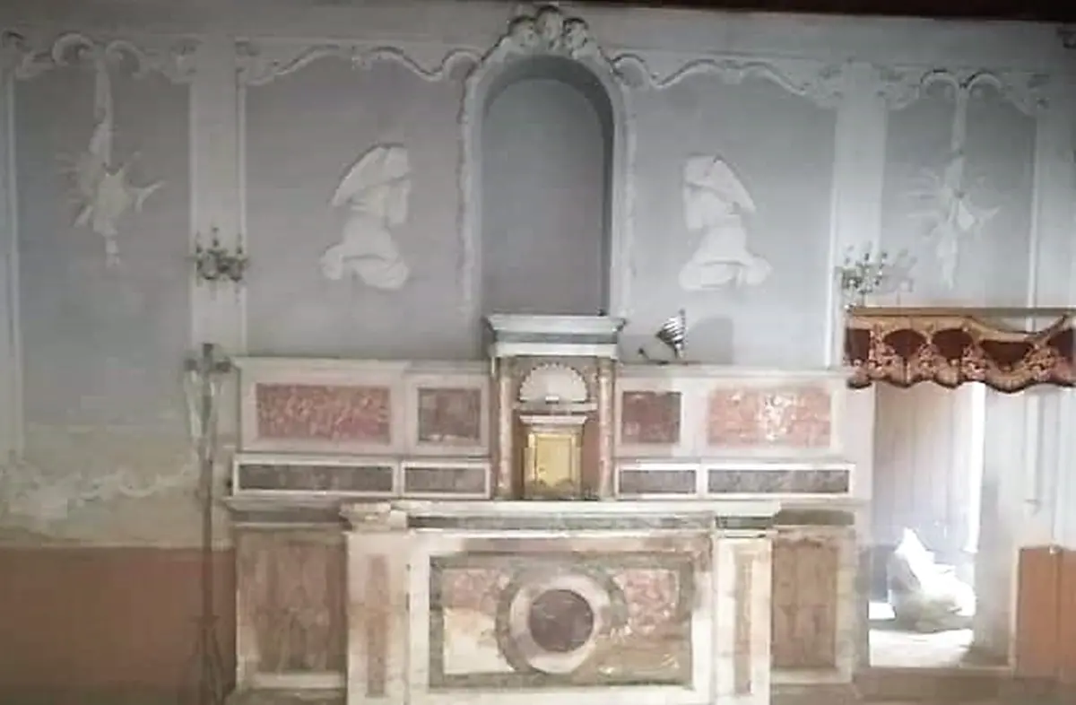 Reggio, un altare da salvare nella chiesa della Madonna dell'Itria a Gallico