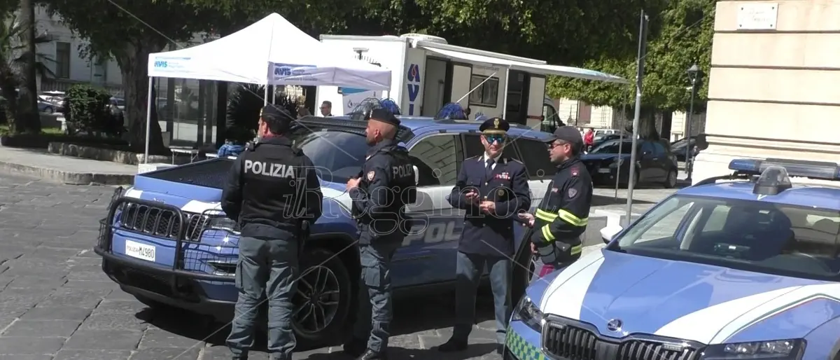 Reggio, Donatori Nati: «L’impegno della polizia di Stato per la raccolta del sangue» - VIDEO