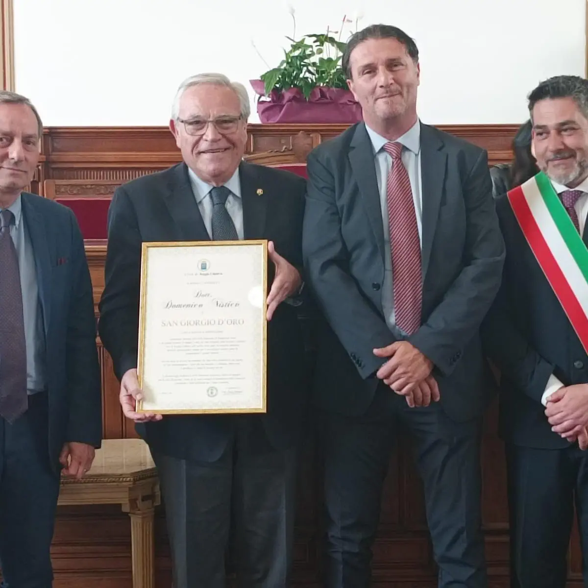 Reggio, San Giorgio d'Oro per Mimmo Nistico: il plauso dell'Avis comunale