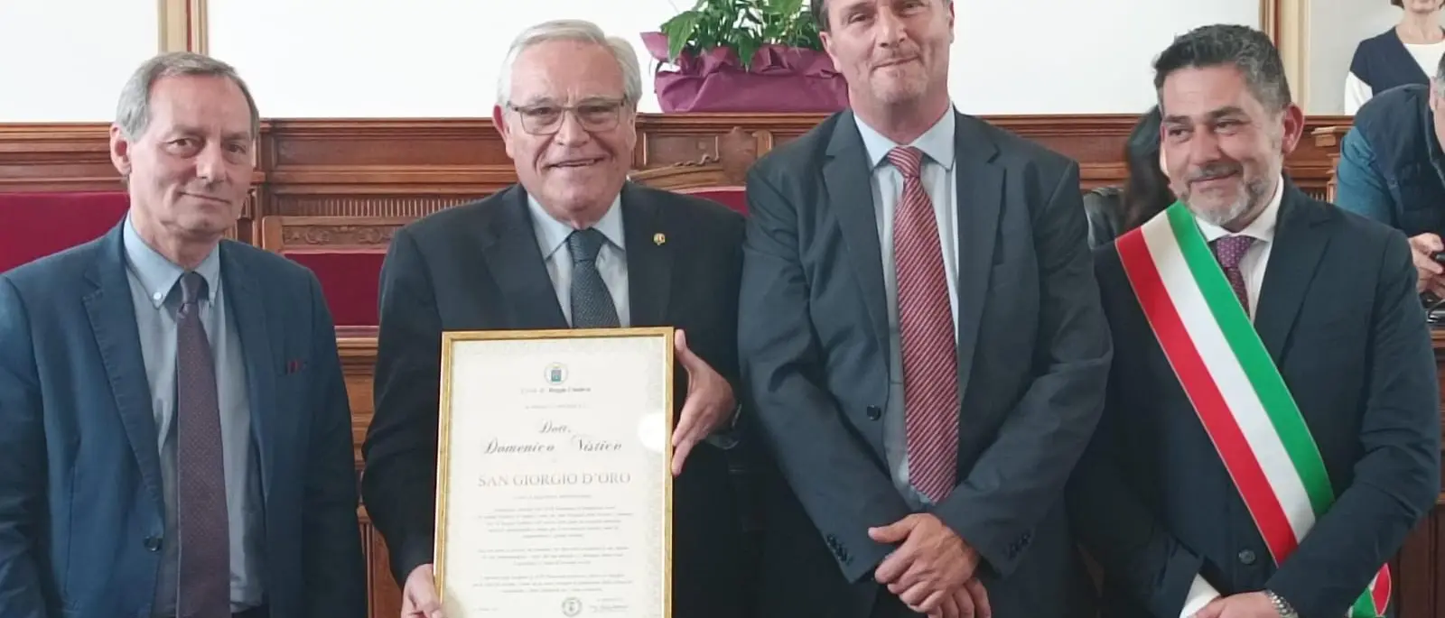 Reggio, San Giorgio d'Oro per Mimmo Nistico: il plauso dell'Avis comunale