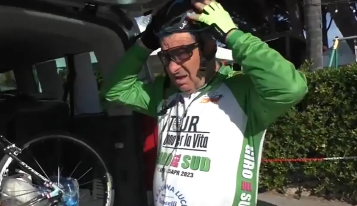 Dal trapianto di rene al tour in bicicletta, la Locride accoglie Giuseppe Iacovelli