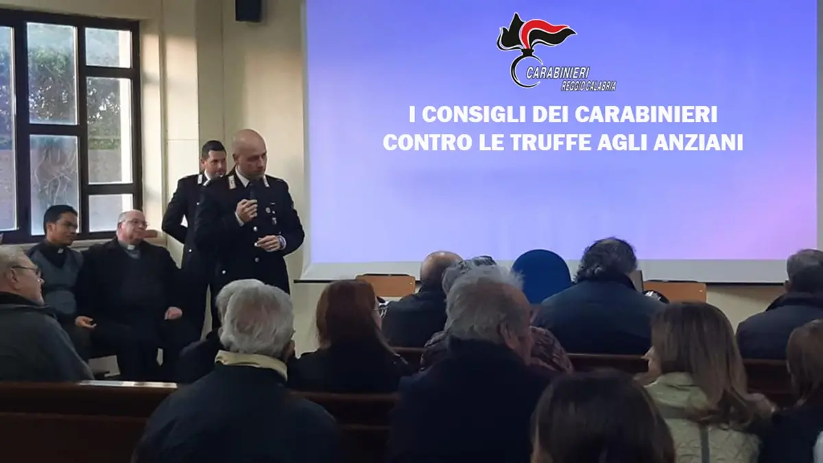 Reggio, i consigli dei carabinieri contro le truffe agli anziani
