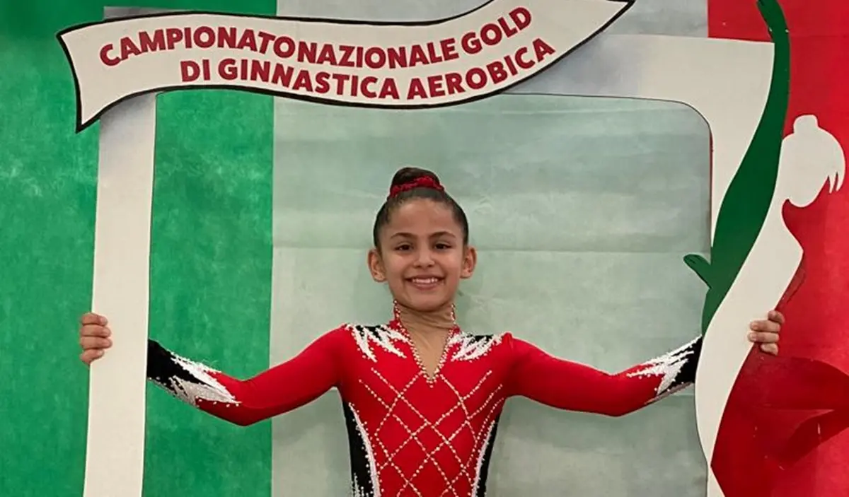 Metrocity Reggio accoglie Allegra Moschella medaglia d'oro di ginnastica aerobica