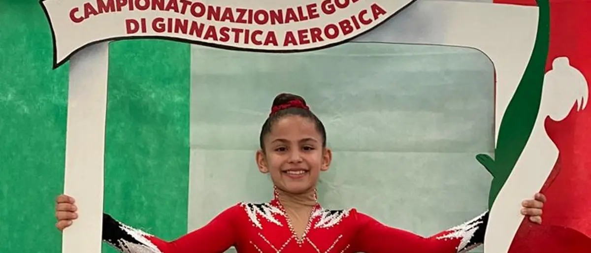 Metrocity Reggio accoglie Allegra Moschella medaglia d'oro di ginnastica aerobica