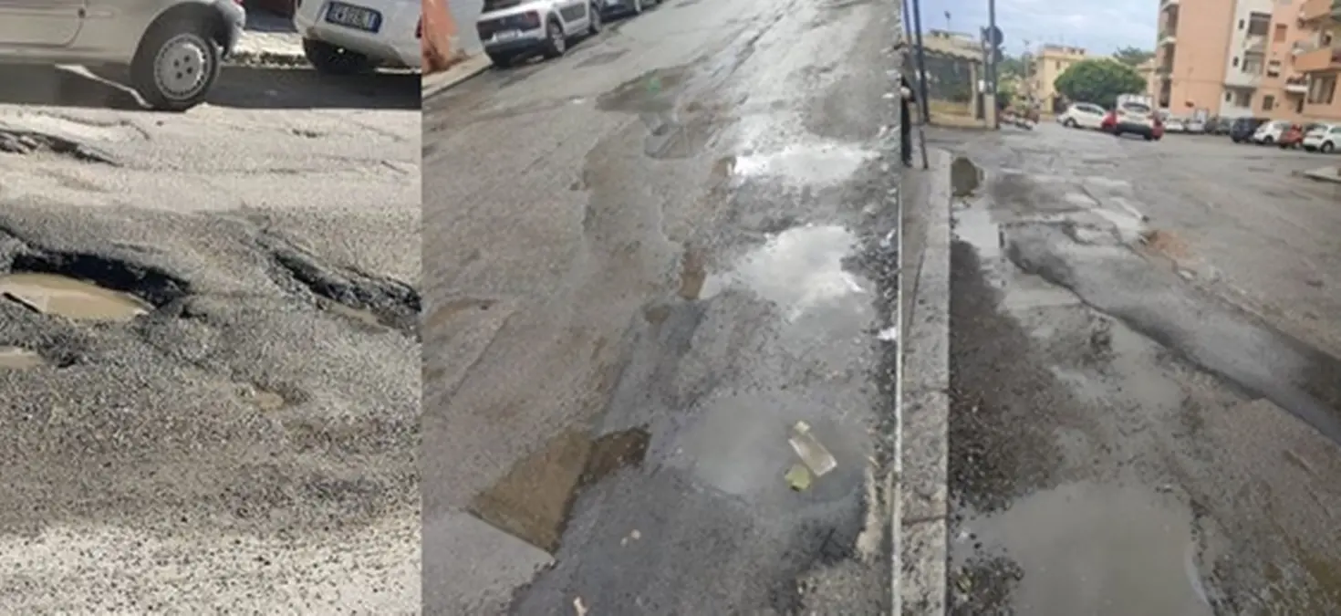 Reggio, via Furnari: quando la pezza è peggiore del buco