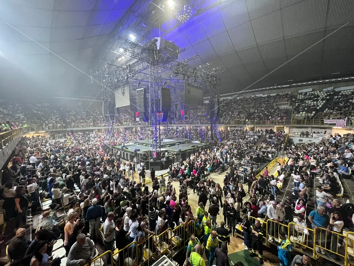 Reggio, tutto pronto al palaCalafiore per il concerto di Biagio Antonacci