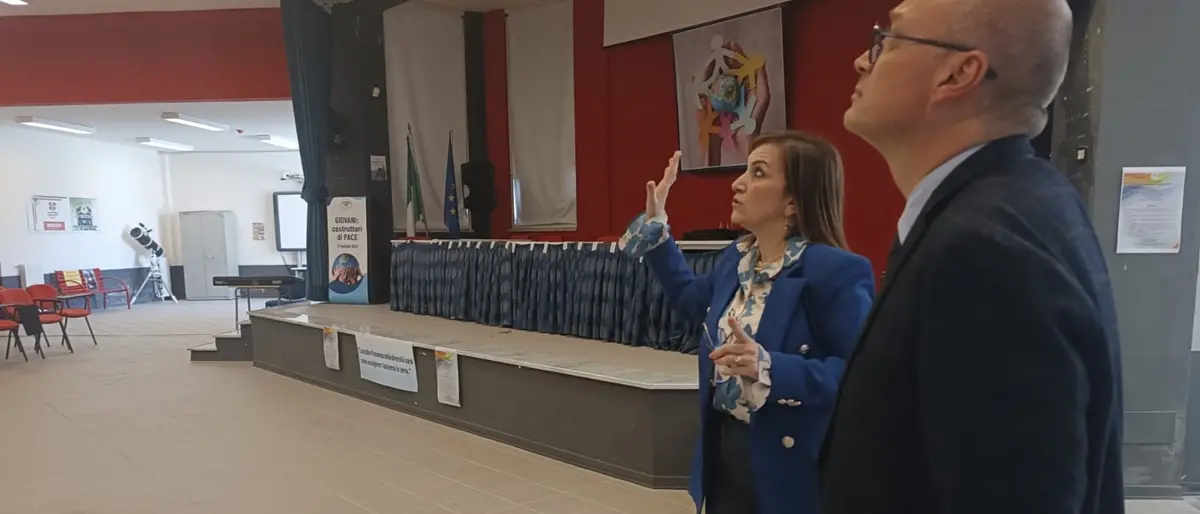 Bova Marina, sopralluogo di Versace e Lizzi all'\"Euclide\": «Consolidare le innumerevoli potenzialità dell'Istituto»