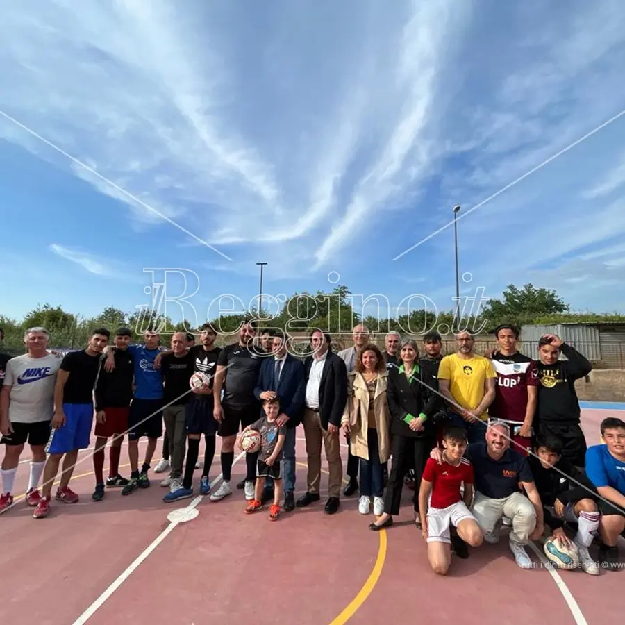 Reggio, i ragazzi di Arghillà hanno il loro primo campo sportivo all’aperto - FOTOGALLERY e VIDEO