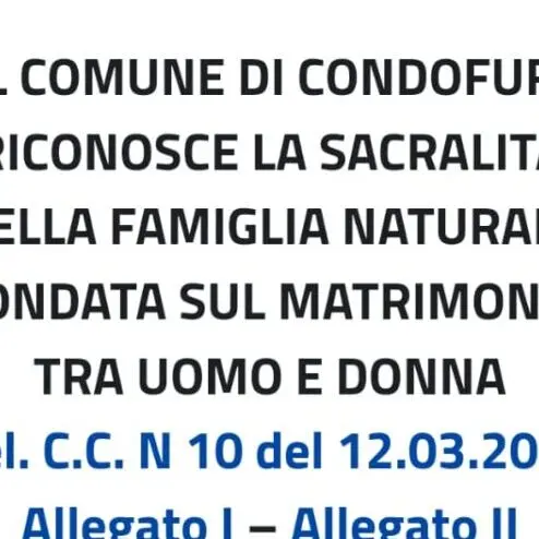 Condofuri, via la frase omofoba dal sito del comune