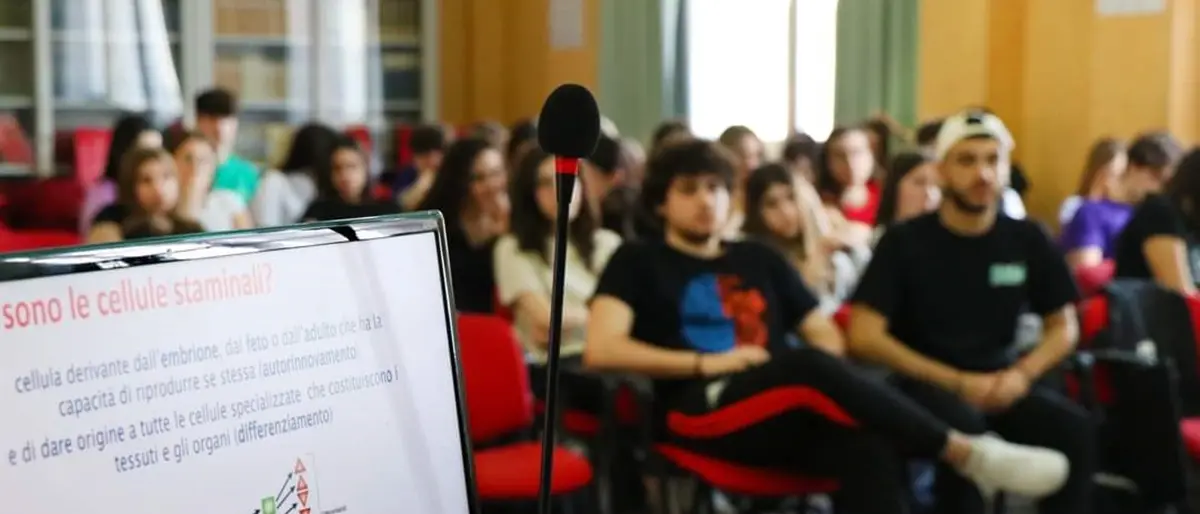 Al liceo Da Vinci di Reggio, incontro formativo degli studenti coi rappresentanti dell'Avis