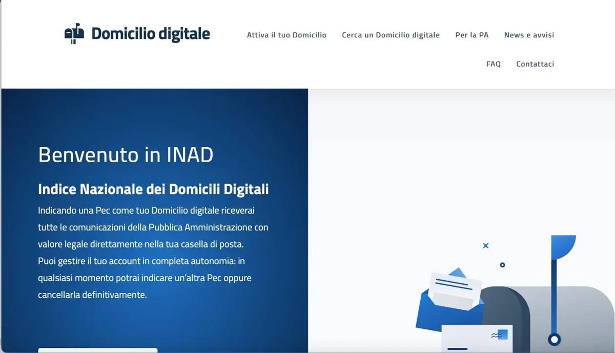 Al via il domicilio digitale per tutti i reggini