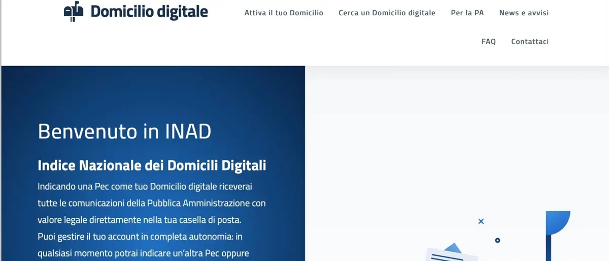 Al via il domicilio digitale per tutti i reggini