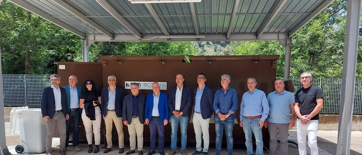 Scido, inaugurata la prima compostiera Meccanica del territorio metropolitano reggino