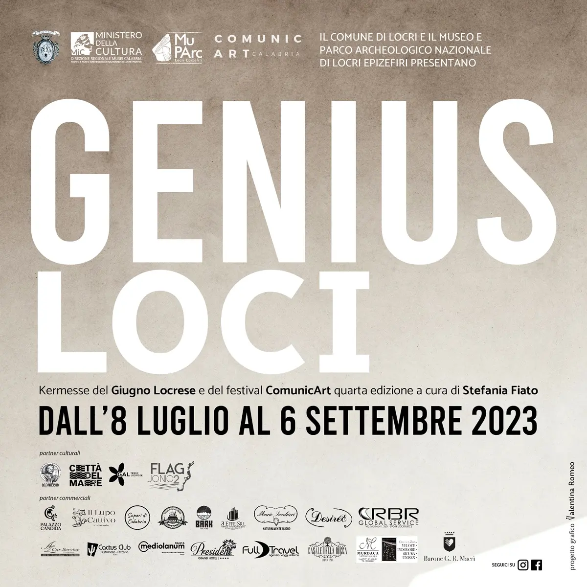 Locri, al Parco Archeologico la mostra \"Genius loci. Amalia De Bernardis - Roberto Ghezzi\"