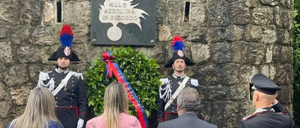 Sant’Eufemia, l'Arma dei carabinieri commemora il maresciallo capo Pasquale Azzolina